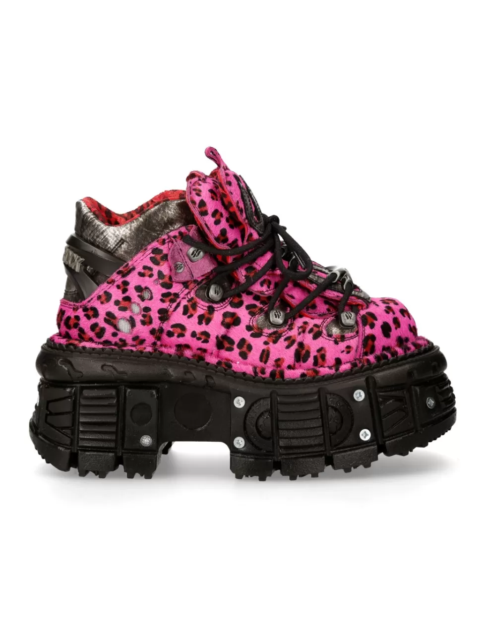 Platform | Platform*New Rock ANKLE BOOT ANIMAL PRINT IMPERFECT TANK WITH LACES M-MET011-C8