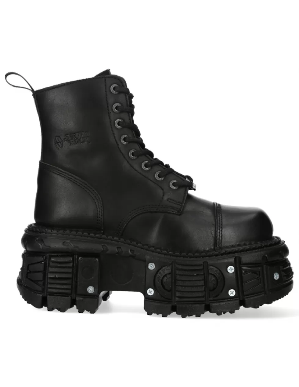 Boots | Boots*New Rock ANKLE BOOT BLACK IMPERFECT WITH LACES M-TANK083-C1