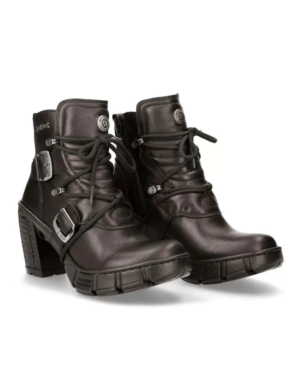 Heels | Booties*New Rock ANKLE BOOT BLACK M-TRCASCO004-S2