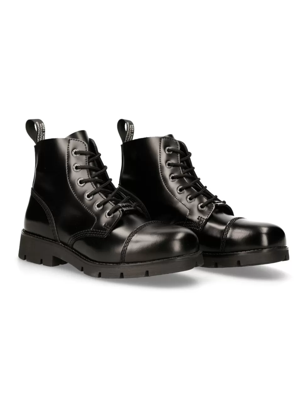 Boots | Boots*New Rock ANKLE BOOT BLACK RANGER WITH LACES M-RANGER006-S2