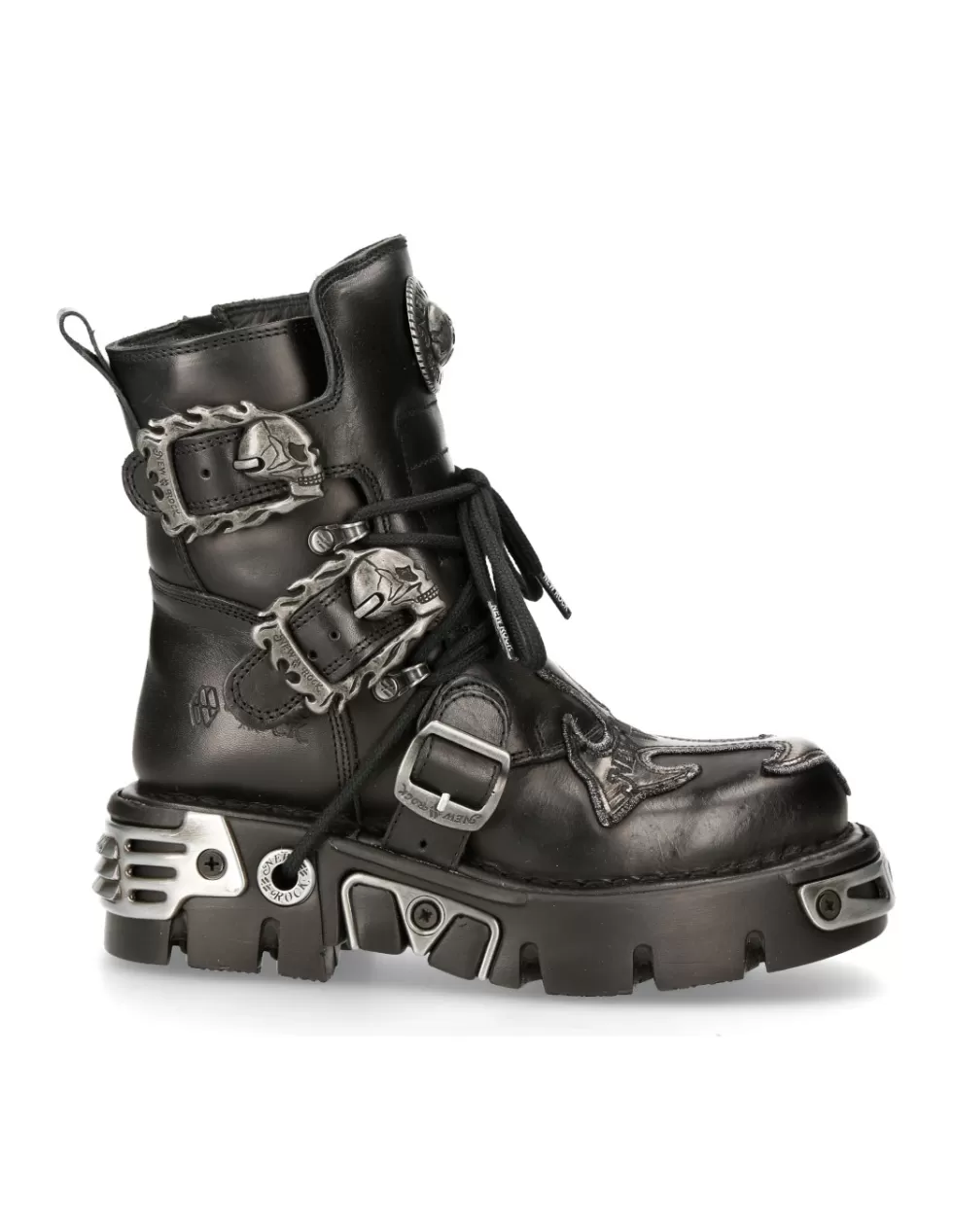 Boots | Boots*New Rock ANKLE BOOT BLACK REACTOR M-407-S1