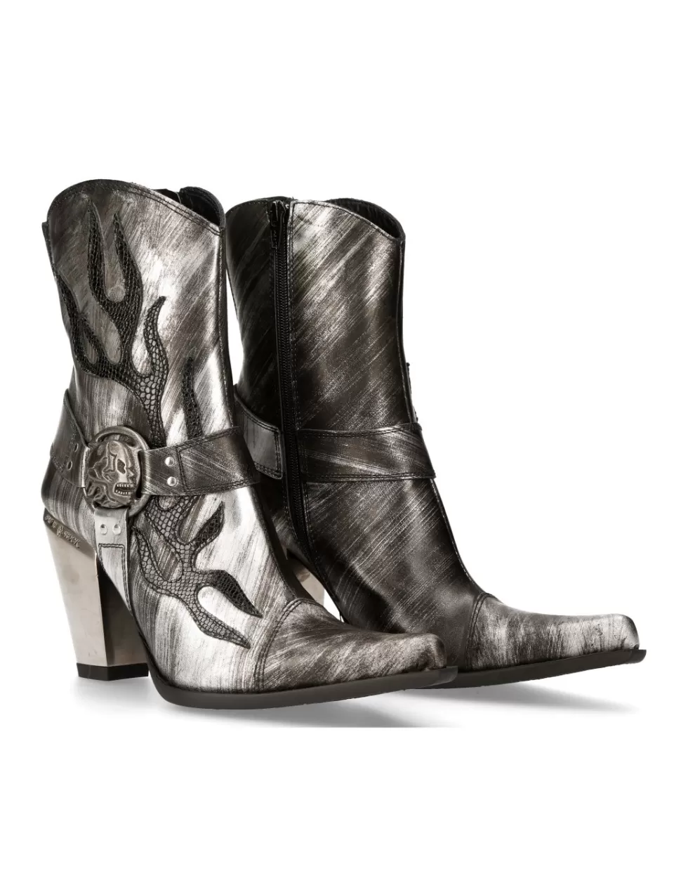 Heels*New Rock ANKLE BOOT BULL M-7919B-C11