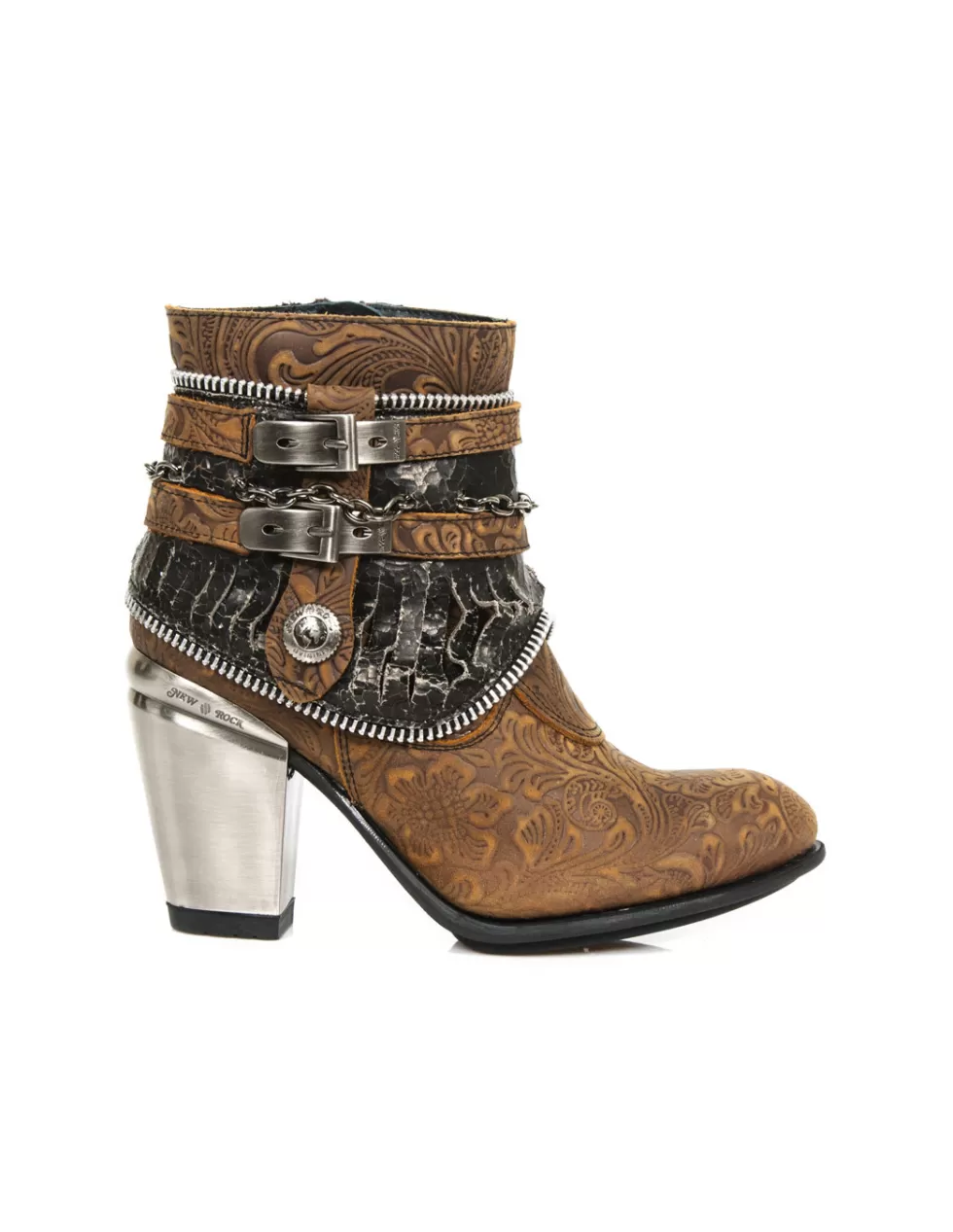 Heels*New Rock ANKLE BOOT TEXAS M-TX002-C12