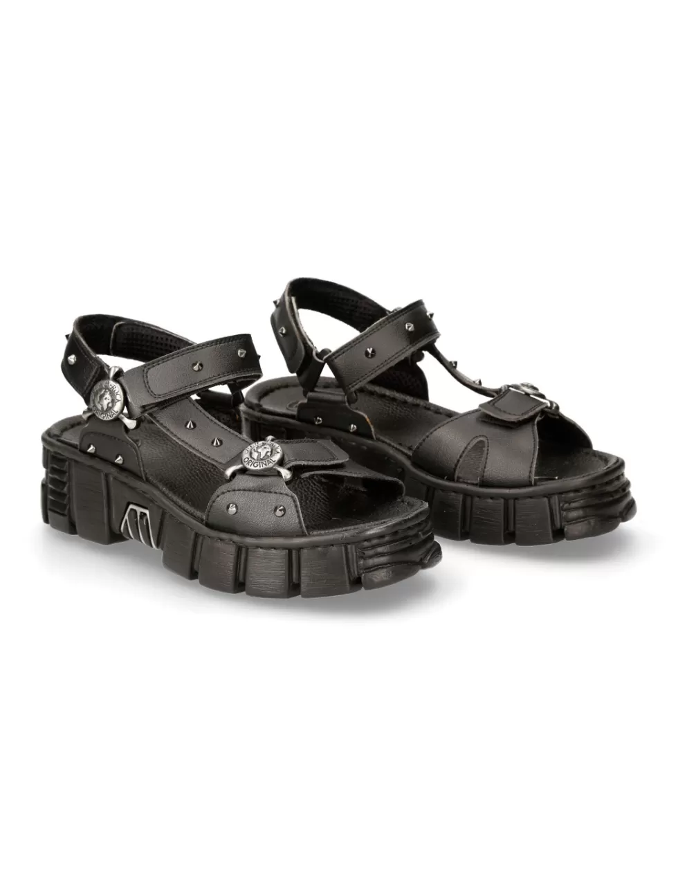 Sandals*New Rock BIO BLACK TOWER M-BIOS120-V1