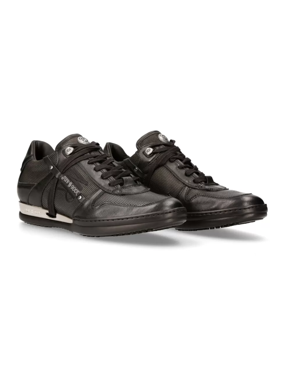 Sneakers*New Rock BLACK HYBRID WITH LACES M-HY021-S2