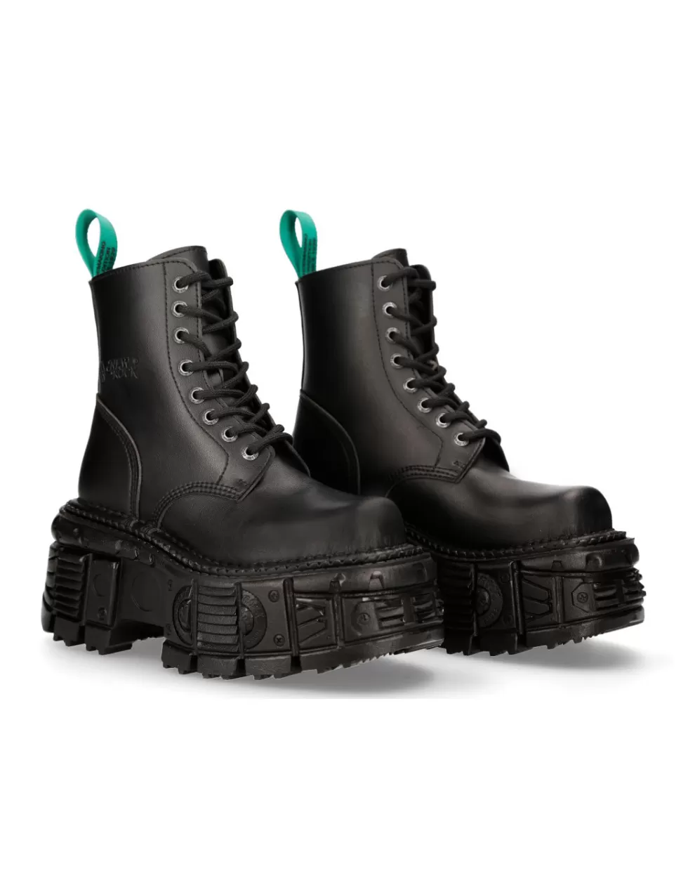 Platform | Platform*New Rock BLACK IMPERFECT WITH LACES M-MILI084N-V1