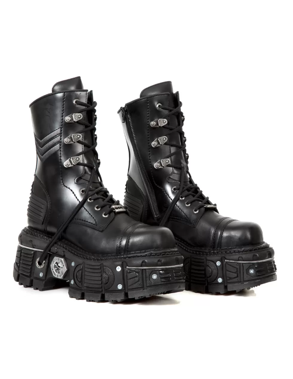 Platform | Platform*New Rock BOOT BLACK IMPERFECT M-TANK009-C1