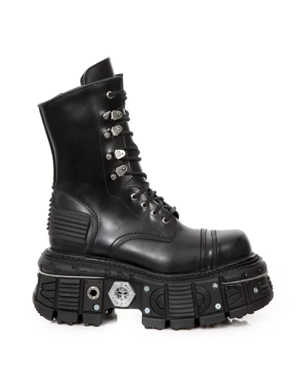 Platform | Platform*New Rock BOOT BLACK IMPERFECT M-TANK001-C2