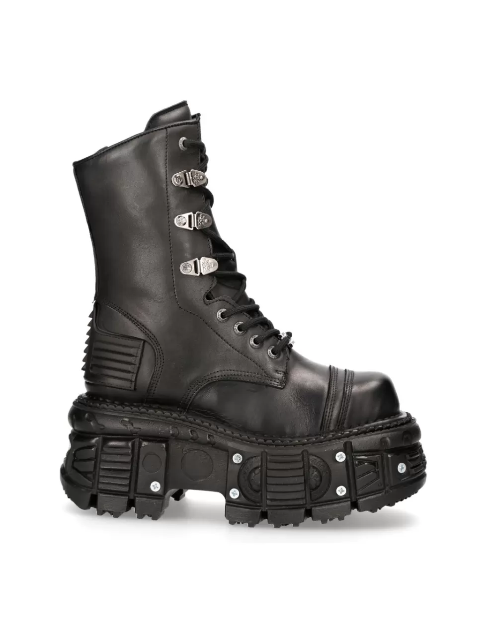 Platform | Platform*New Rock BOOT BLACK IMPERFECT M-TANK001-C8