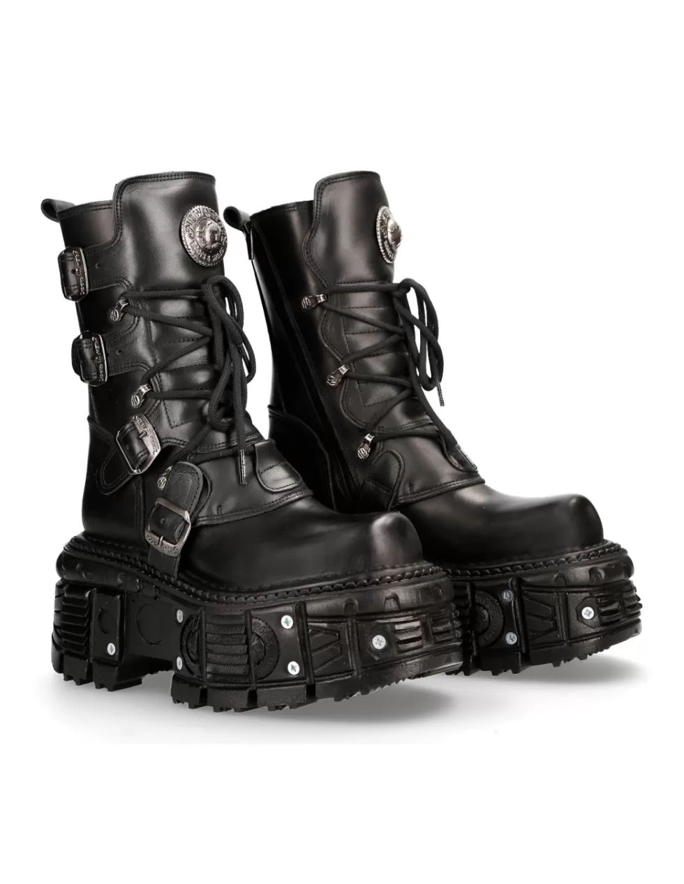 Platform | Platform*New Rock BOOT BLACK IMPERFECT M-TANK373-S1