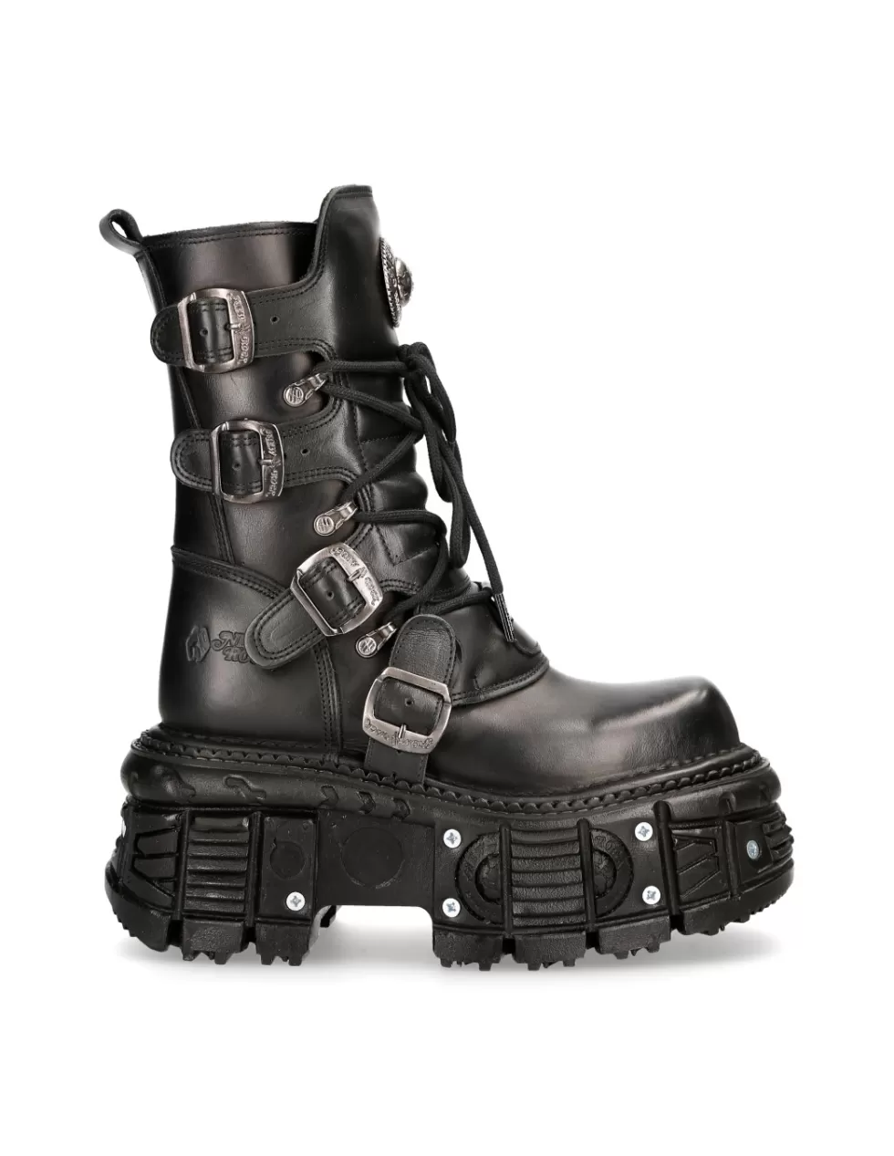 Platform | Platform*New Rock BOOT BLACK IMPERFECT M-TANK373-S1