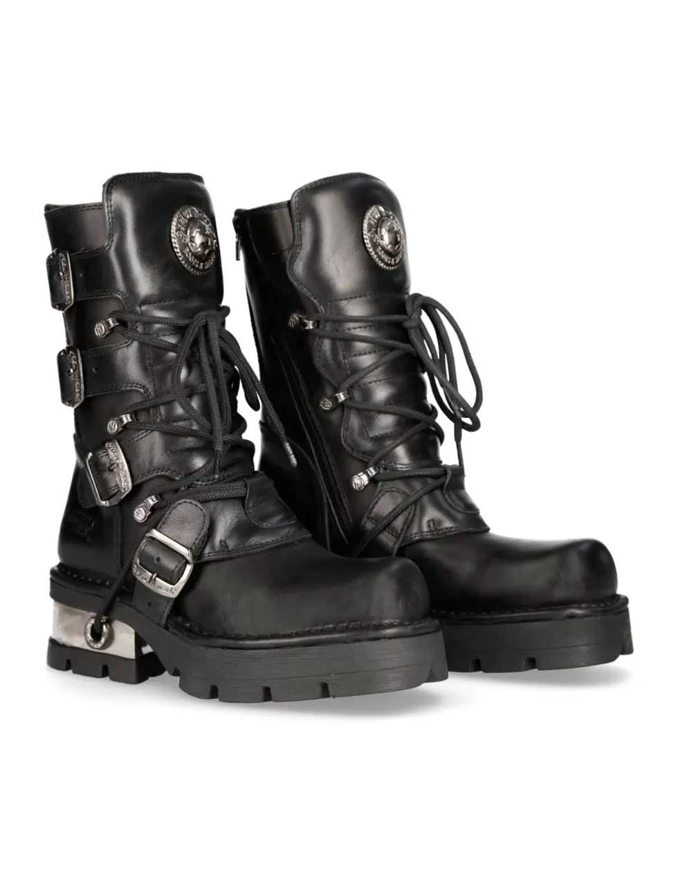 Military | Boots*New Rock BOOT BLACK PLANING M-373-S1