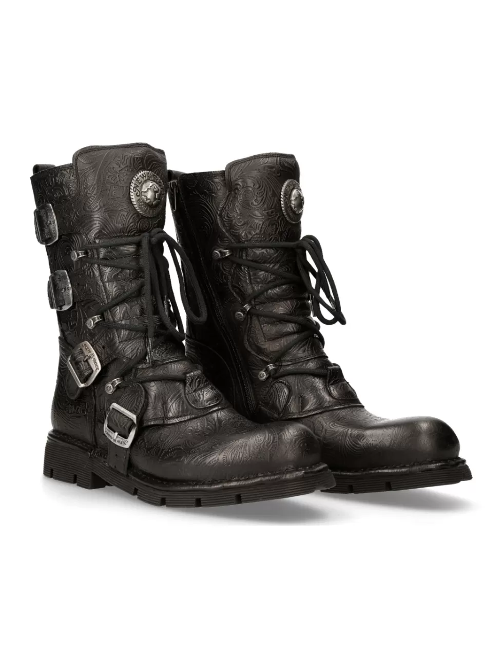 Boots | Boots*New Rock BOOT BLACK PLANING WITH LACES M-1473-S43