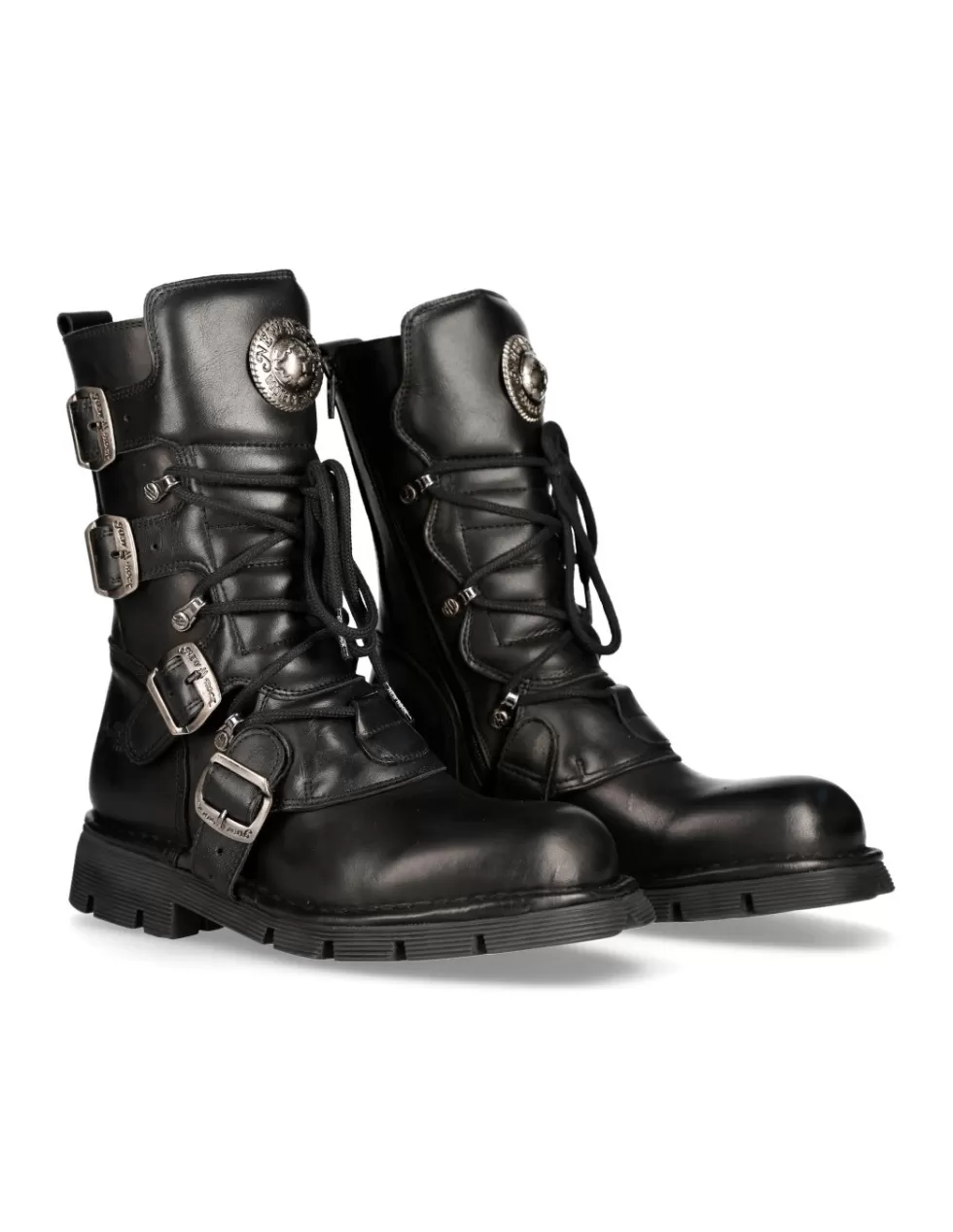 Boots | Boots*New Rock BOOT BLACK PLANING WITH LACES M-1473-S1