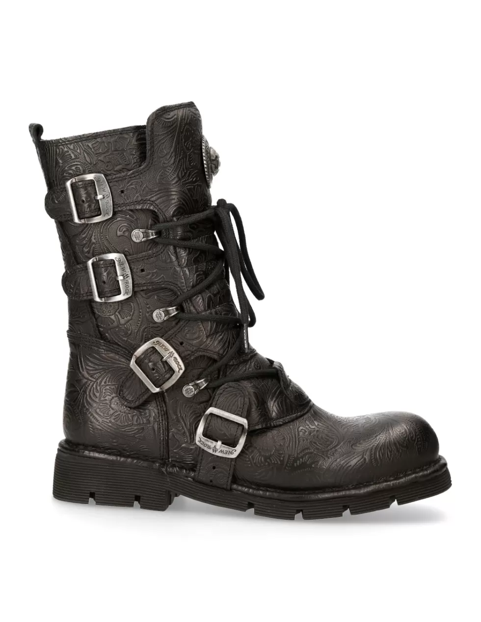 Boots | Boots*New Rock BOOT BLACK PLANING WITH LACES M-1473-S43