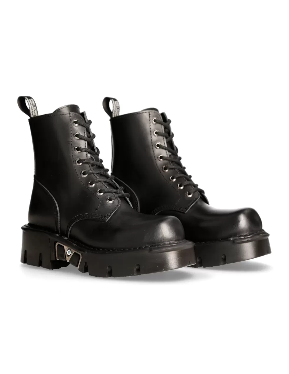 Military | Boots*New Rock BOOT BLACK REACTOR WITH LACES M-MILI084N-S3