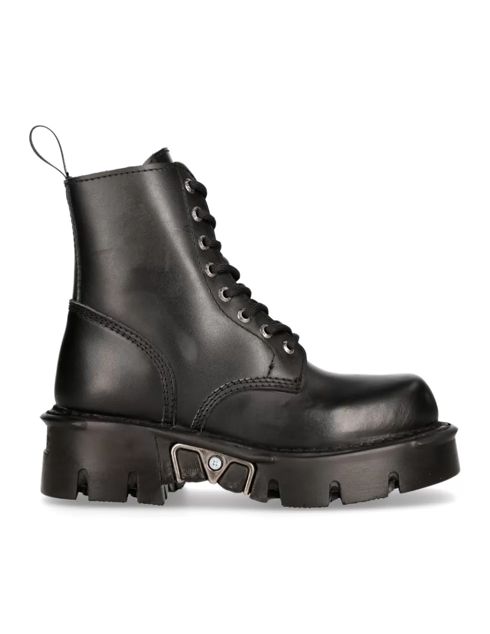 Military | Boots*New Rock BOOT BLACK REACTOR WITH LACES M-MILI084N-S3