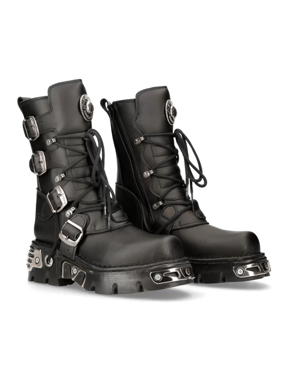 Military | Boots*New Rock BOOT BLACK REACTOR WITH LACES M-373-S7