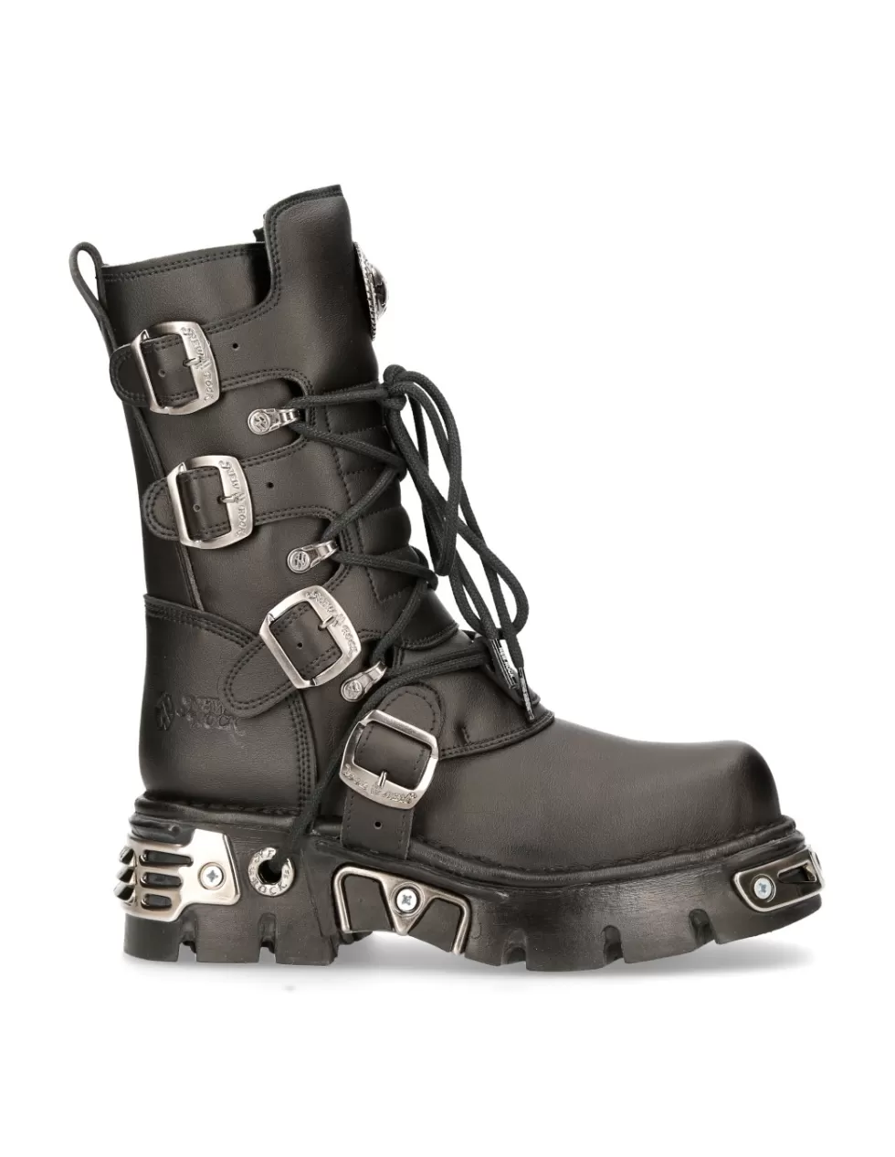 Military | Boots*New Rock BOOT BLACK REACTOR WITH LACES M-373-S7