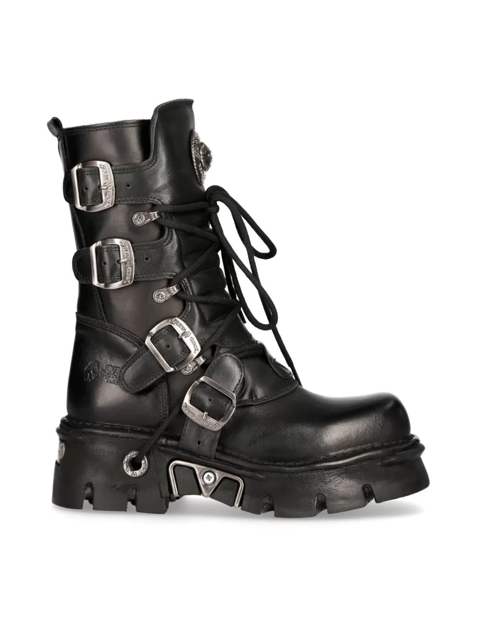 Military | Boots*New Rock BOOT BLACK REACTOR WITH LACES M-373-S29