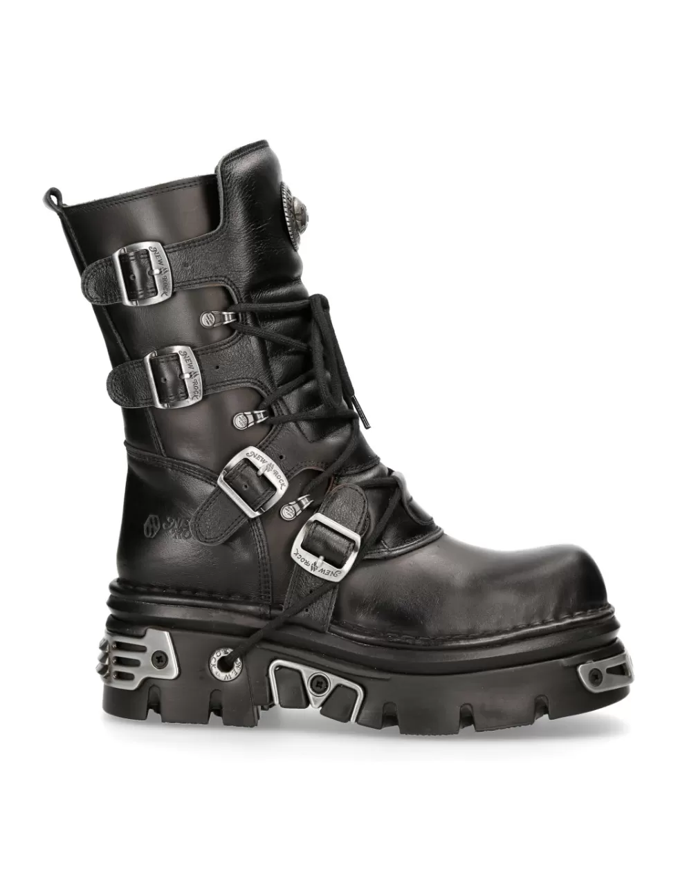 Military | Boots*New Rock BOOT BLACK REACTOR WITH LACES M-373-S4