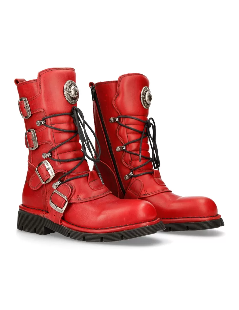 Boots | Boots*New Rock BOOT RED PLANING WITH LACES M-1473-S12