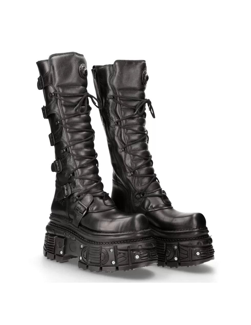 Platform | Platform*New Rock HIGH BOOT BLACK IMPERFECT M-272-C38