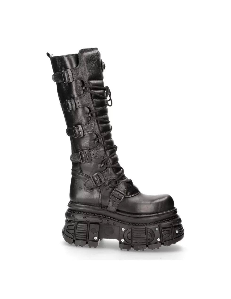 Platform | Platform*New Rock HIGH BOOT BLACK IMPERFECT M-272-C38