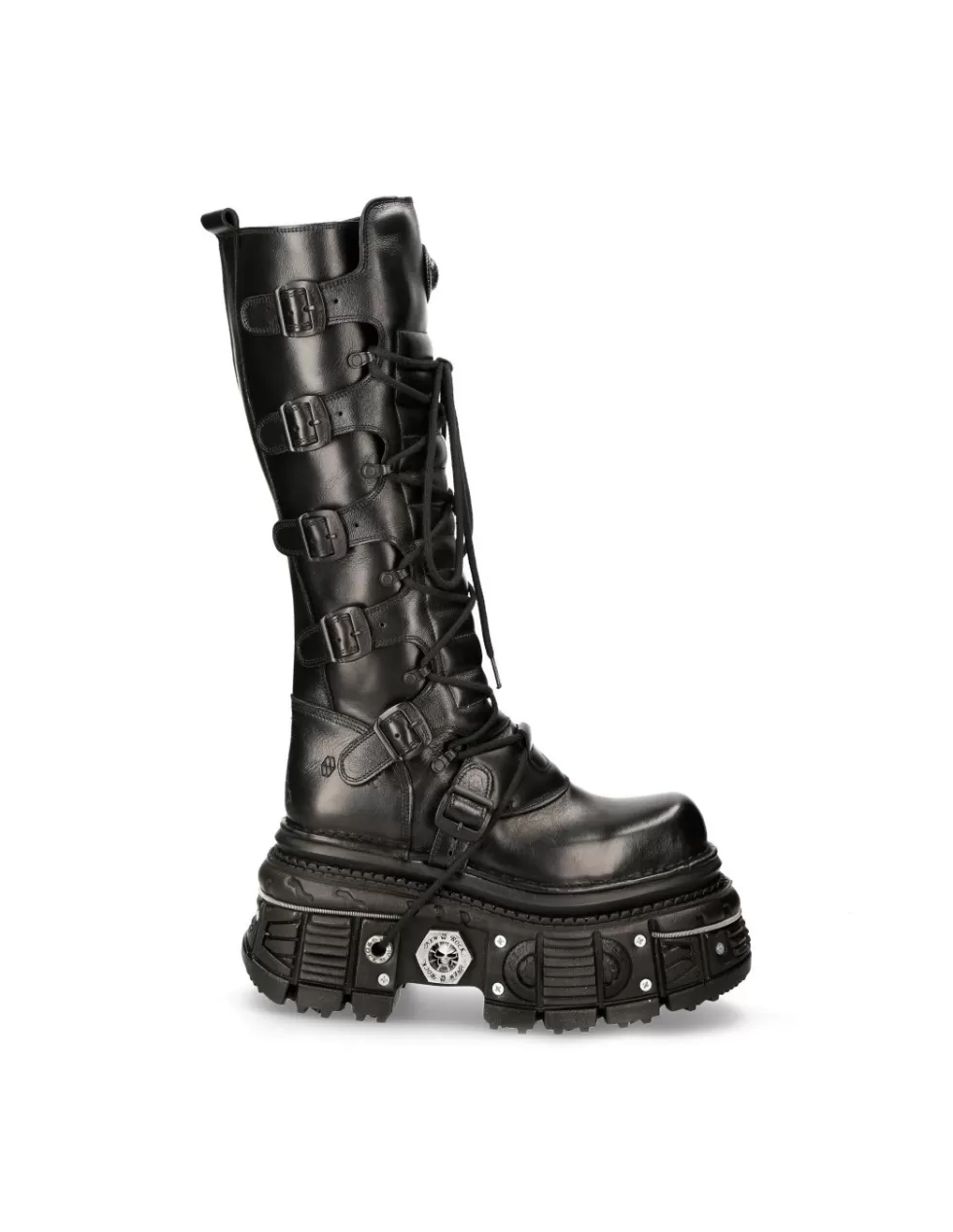 Platform | Platform*New Rock HIGH BOOT BLACK IMPERFECT M-272-C46