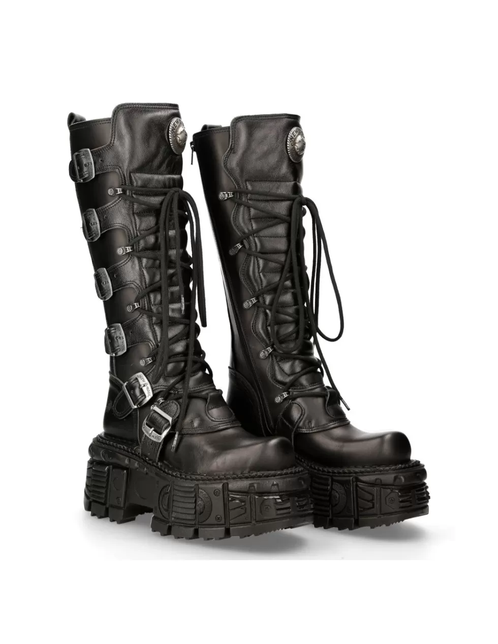 Platform | Platform*New Rock HIGH BOOT BLACK IMPERFECT M-272-S3