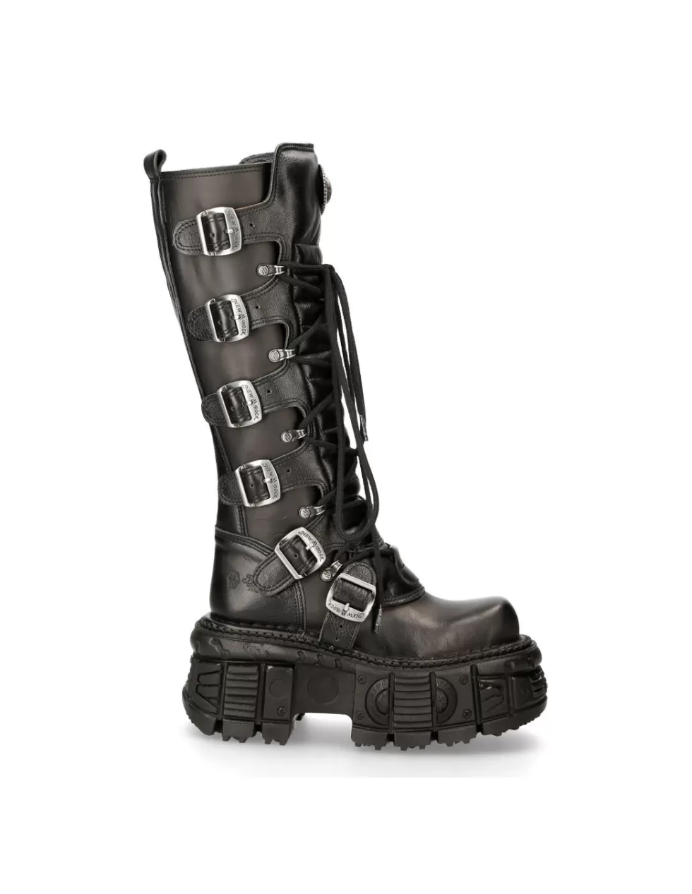 Platform | Platform*New Rock HIGH BOOT BLACK IMPERFECT M-272-S3