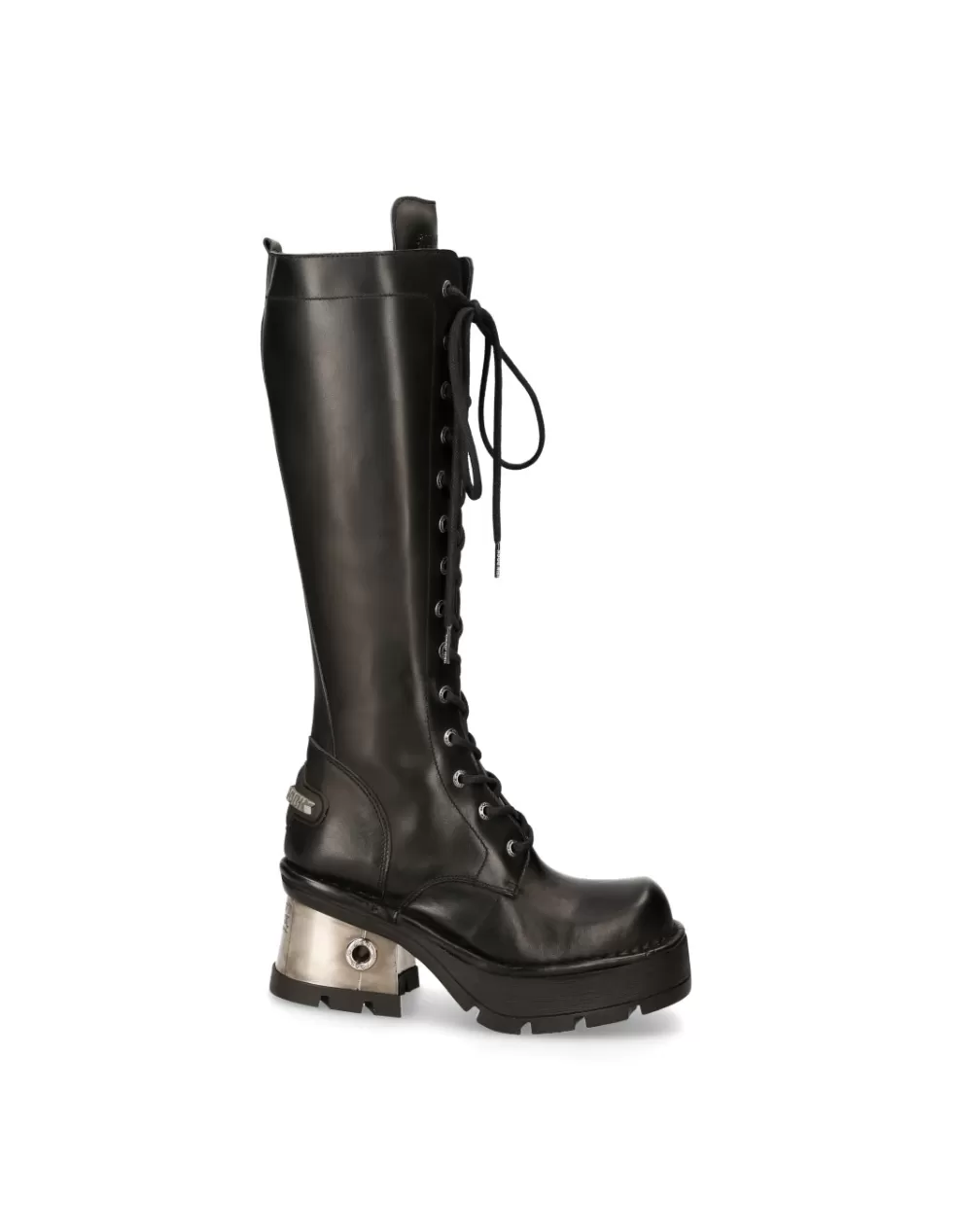 Boots | Boots*New Rock HIGH BOOT BLACK NEW WITH LACES M-236-S1