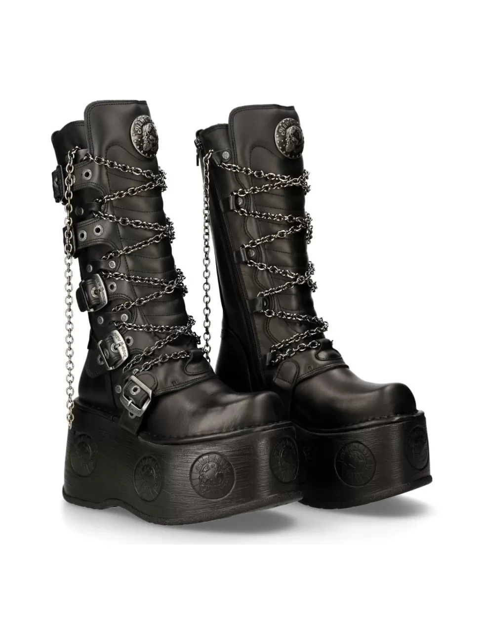 Platform | Platform*New Rock HIGH BOOT METALLIC M-1013-C12