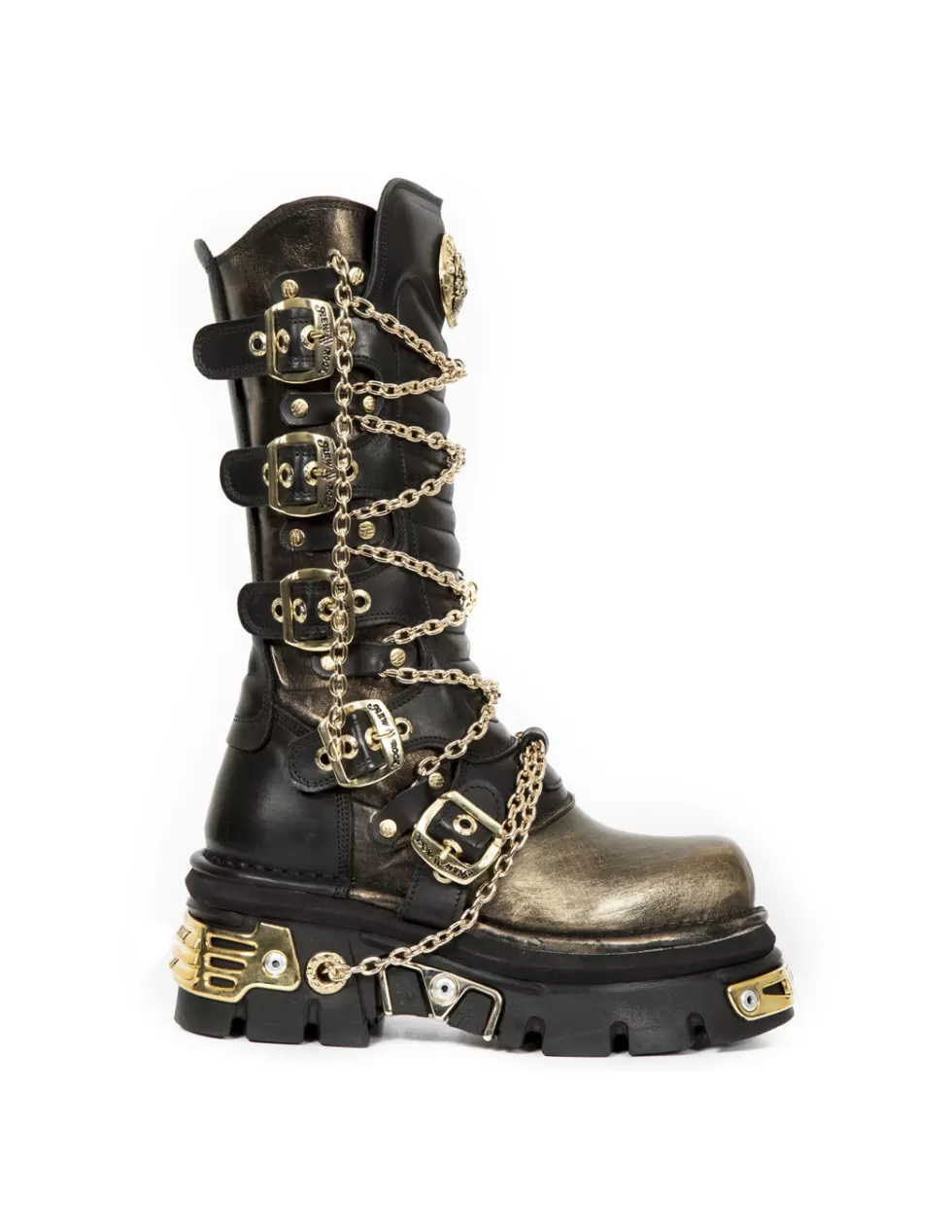 Platform | Platform*New Rock HIGH BOOT METALLIC M-1013-C3