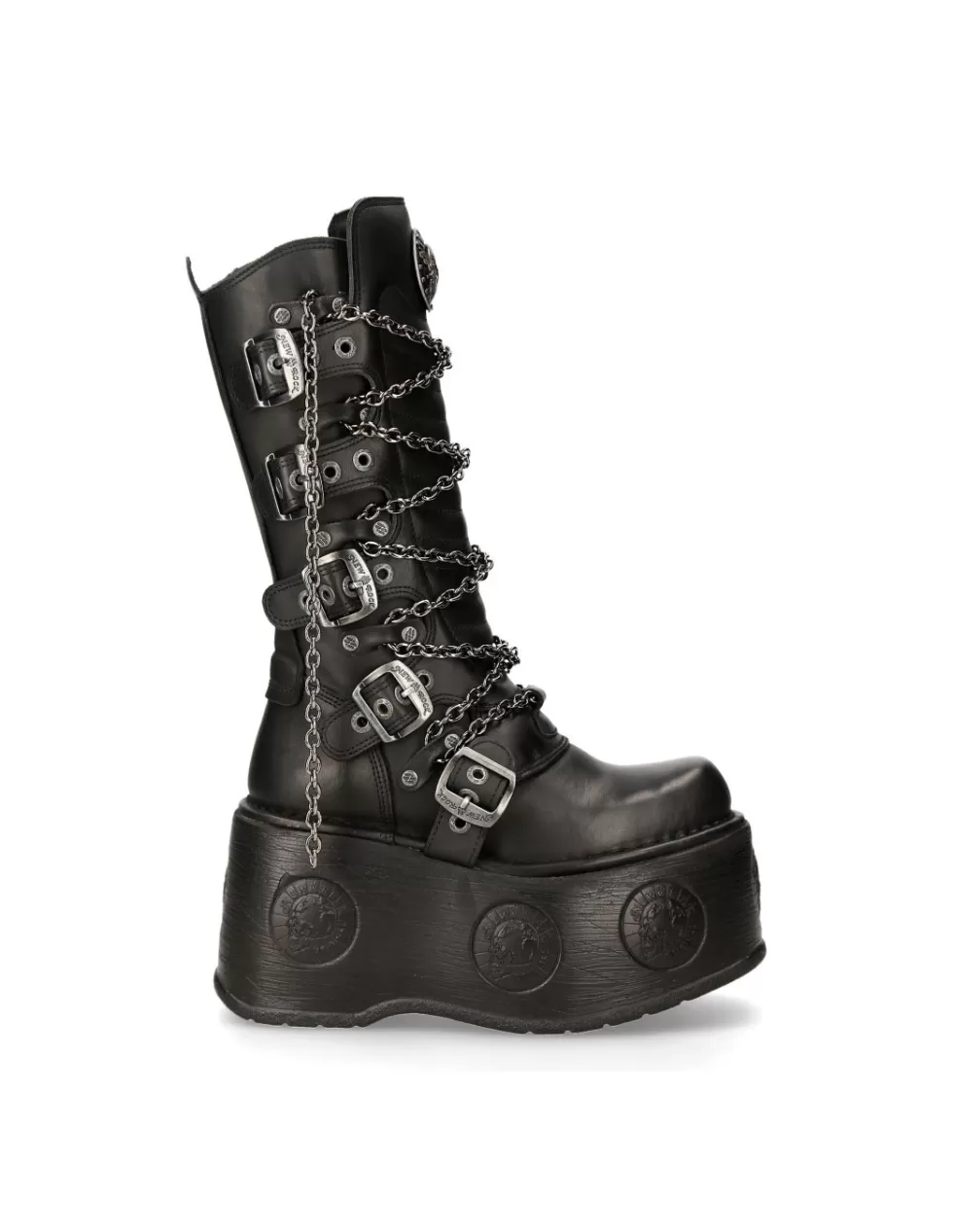 Platform | Platform*New Rock HIGH BOOT METALLIC M-1013-C12