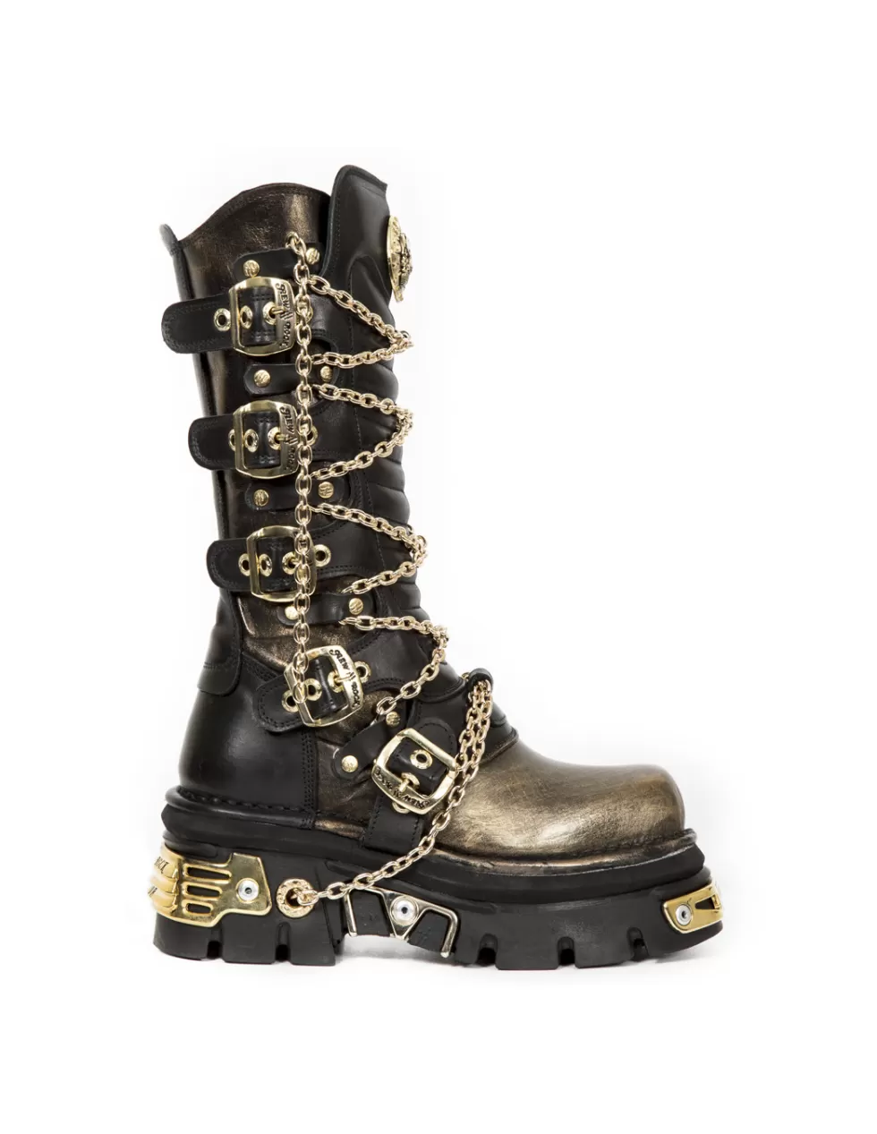 Platform | Platform*New Rock HIGH BOOT METALLIC M-1013-C3